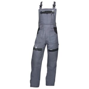 Ardon Montérkové kalhoty s laclem COOL TREND zkrácené - Šedá / černá | XL