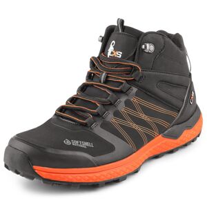 Canis (CXS) Kotníková softshellová obuv CXS SPORT - Černá / oranžová | 44