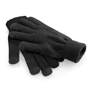 Beechfield Pletené rukavice TouchScreen Smart - Černá | S/M