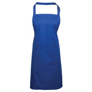 Premier Workwear Kuchyňská zástěra s laclem a kapsou - Královská modrá