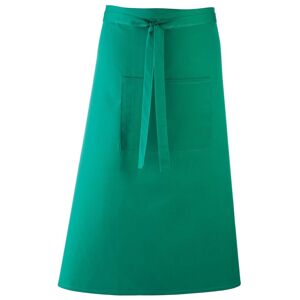 Premier Workwear Dlouhá zástěra do pasu s kapsou - Emerald