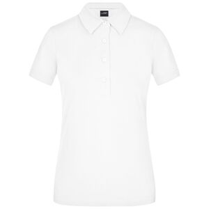 James & Nicholson Elegantní dámská polokošile JN969 - Bílá | XL