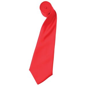 Premier Workwear Saténová kravata - Jasně červená