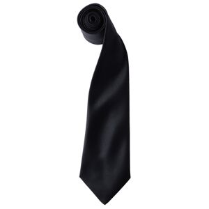 Premier Workwear Saténová kravata - Černá