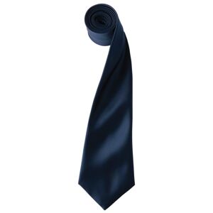 Premier Workwear Saténová kravata - Tmavě modrá