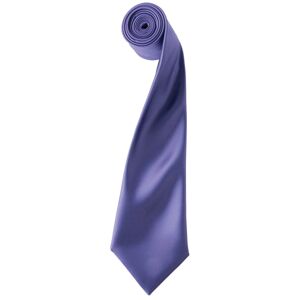 Premier Workwear Saténová kravata - Fialová