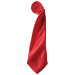 Premier Workwear Saténová kravata - Červená