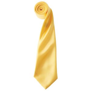 Premier Workwear Saténová kravata - Zlatě žlutá