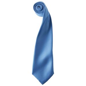 Premier Workwear Saténová kravata - Středně modrá