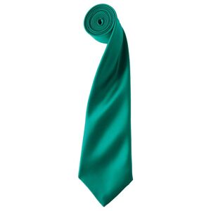 Premier Workwear Saténová kravata - Emerald