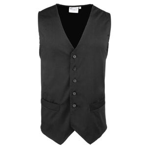Premier Workwear Pánská vesta pro číšníky - Černá | XL