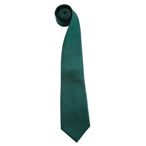 Premier Workwear Kravata s jemným vzorem - Lahvově zelená
