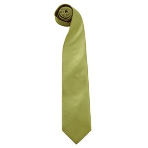 Premier Workwear Kravata s jemným vzorem - Trávově zelená