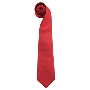 Premier Workwear Kravata s jemným vzorem - Červená