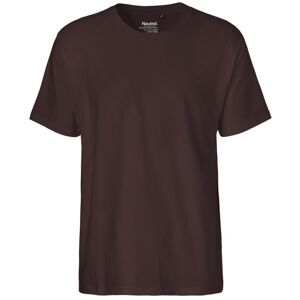 Neutral Pánské tričko Classic z organické Fairtrade bavlny - Hnědá | S