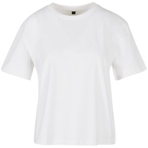 Build Your Brand Dámské oversize tričko - Bílá | XL