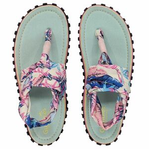 Gumbies Dámské sandály Gumbies Slingback - Mátová / růžová | 43