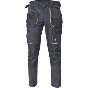 Cerva Pánské pracovní kalhoty SHELDON - Antracit / žlutá | 48