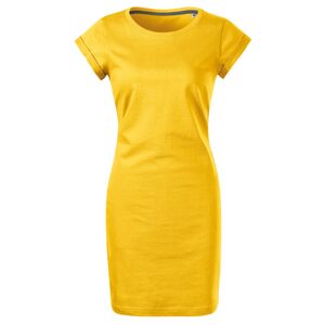 MALFINI Dámské šaty Freedom - Žlutá | S