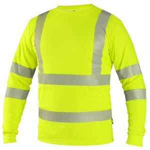 Canis (CXS) Pánské reflexní tričko s dlouhým rukávem CXS OLDHAM - Žlutá | XXXL