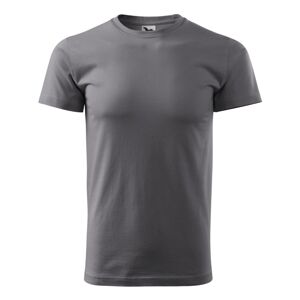 MALFINI Pánské tričko Basic - Ocelově šedá | XXL