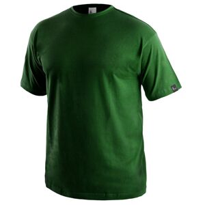 Canis (CXS) Tričko s krátkým rukávem CXS DANIEL - Lahvově zelená | XXXL