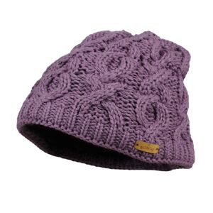 Bontis Dámská vzorovaná pletená zimní čepice - Pudrově fialková | uni