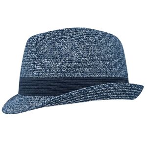 Myrtle Beach Melírovaný klobouk MB6700 - Tmavě modrý melír | S/M