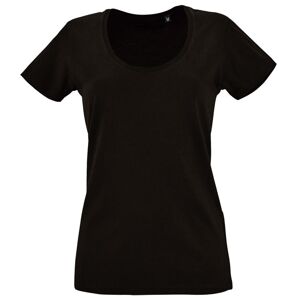 SOL'S Dámské tričko s hlubokým výstřihem Metropolitan - Černá | L