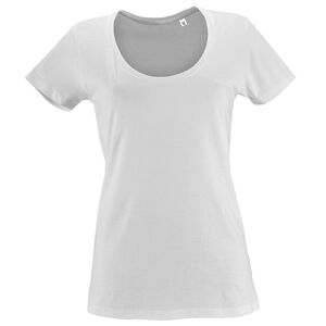 SOL'S Dámské tričko s hlubokým výstřihem Metropolitan - Bílá | L