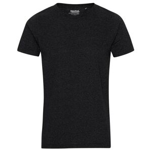 Neutral Pánské tričko z recyklovaných materiálů - Černý melír | XXL