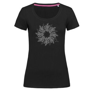 Bontis Dámské tričko CIRCLEAF - Černá | M