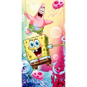 Jerry Fabrics Dětská osuška s potiskem - Spongebob | 70 x 140 cm