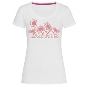 Bontis Dámské tričko DAISIES - Bílá | XL