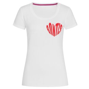 Bontis Dámské tričko HEART - Bílá | L