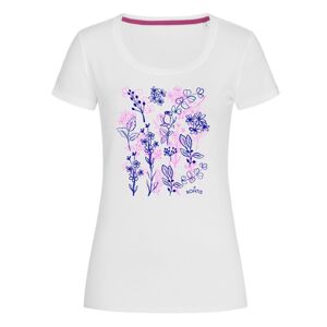Bontis Dámské tričko MEADOW - Bílá | XL