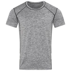 Stedman Pánské sportovní tričko s reflexními prvky - Šedý melír | XL