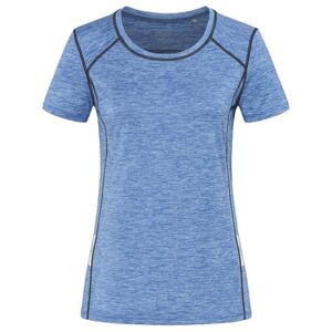Stedman Dámské sportovní tričko s reflexními prvky - Modrý melír | XL