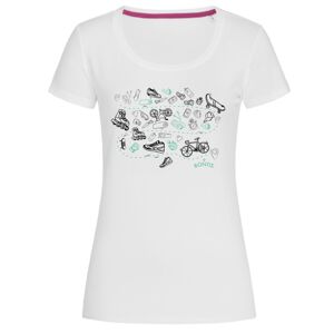 Bontis Dámské tričko SPORT - Bílá / zelená | M