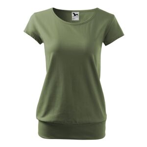 MALFINI Dámské tričko City - Khaki | XL