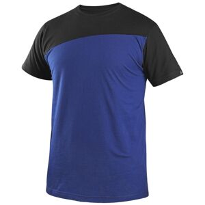 Canis (CXS) Pánské tričko CXS OLSEN - Královská modrá / černá | XXXL