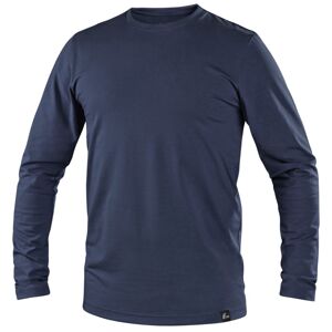 Canis (CXS) Pánské tričko s dlouhým rukávem CXS SIMON - Tmavě modrá | XXXL