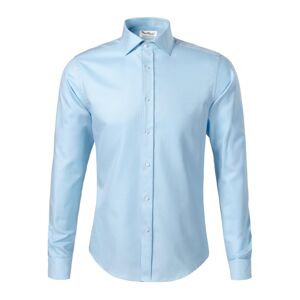 MALFINI Pánská košile Journey - Světle modrá / bílá | XXXL