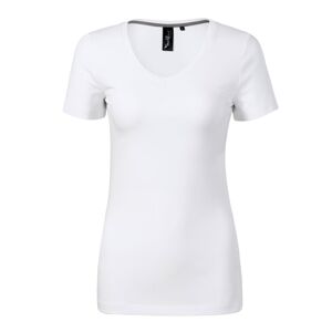 MALFINI Dámské tričko Action V-neck - Bílá | S