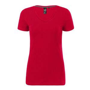 MALFINI Dámské tričko Action V-neck - Jasně červená | L