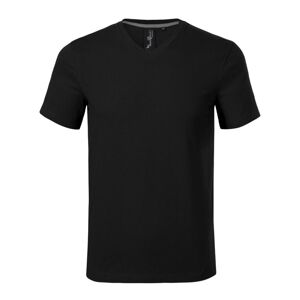 MALFINI Pánské tričko Action V-neck - Černá | M