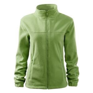 MALFINI Dámská fleecová mikina Jacket - Trávově zelená | XS