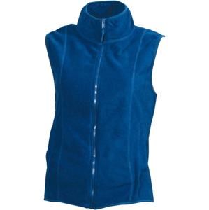 James & Nicholson Dámská fleecová vesta JN048 - Královská modrá | XL