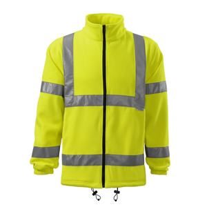 MALFINI Reflexní fleecová bunda HV Fleece Jacket - Reflexní žlutá | L