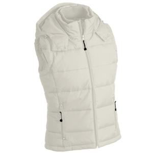 James & Nicholson Pánská zimní vesta s kapucí JN1004 - Přírodní | L